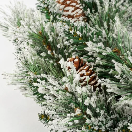 Black Box Kerstkransen> Trees Vandans Kerstkrans - O60 Cm - Groen Frosted