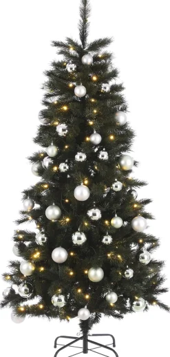 Black Box Trees Voss Kunstkerstboom Met Versiering En Led Verlichting - H185 Cm - Groen Store