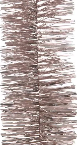 Ksd Guirlandes>Boomdecoratie Slinger Guirlande Lametta Glans Poederroze Dia7.5X270Cm