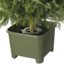 Sunware Botanic Line - Kerstboomstandaard - Kerstboomvoet - Vierkant - 40 Cm - Donkergroen Best