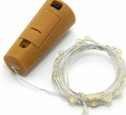 Nextbuy4you Kersthanger>Bottle Light - Flessenlicht Kurk Fles - Led Flesverlichting Leddecoratie - Flesdecoratie - Licht Voor In Fles - Inclusief Batterijen - Sfeerverlichting Warm Wit