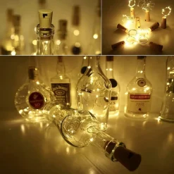 Nextbuy4you Kersthanger></noscript>Bottle Light - Flessenlicht Kurk Fles - Led Flesverlichting Leddecoratie - Flesdecoratie - Licht Voor In Fles - Inclusief Batterijen - Sfeerverlichting Warm Wit