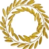 Bungalow Kerstkransen> Deur- Of Muurkrans Van Gouden Olijfblaadjes O35 Cm