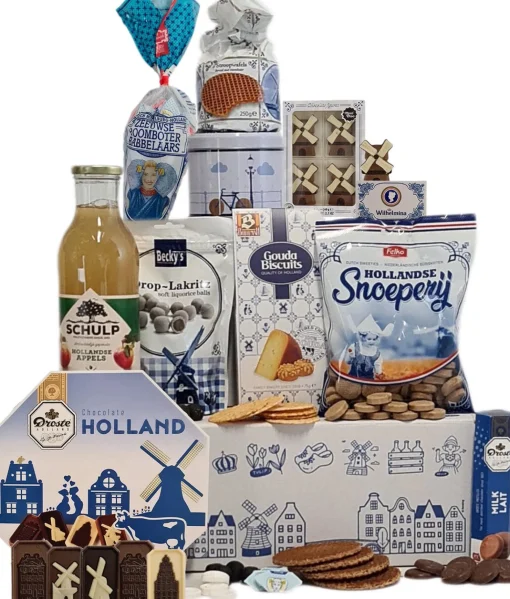 Benking Cadeaupakket - Holland Pakket Nr 1 - Hollandse Cadeautjes | Pakket Met Diverse Hollandse Lekkernijen Fashion