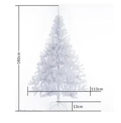 Casaria Kerstboom Pvc - Metalen Voet - 180 Cm Fashion