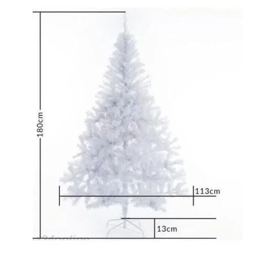 Casaria Kerstboom Pvc - Metalen Voet - 180 Cm Fashion