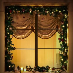 Casaria Guirlandes></noscript> Kerstguirlande - 10 M Incl. 5 M Stroomkabel - 100 Led