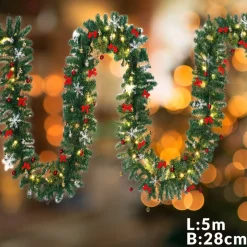 Casaria Guirlandes></noscript> Kerstguirlande Verlichting - Afstandsbediening - 5 M 80 Led