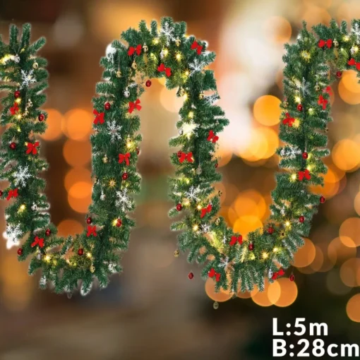 Casaria Guirlandes> Kerstguirlande Verlichting - Afstandsbediening - 5 M 80 Led