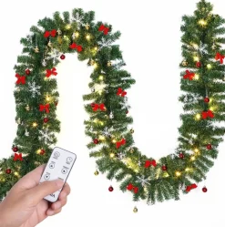 Casaria Guirlandes></noscript> Kerstguirlande Verlichting - Afstandsbediening - 5 M 80 Led