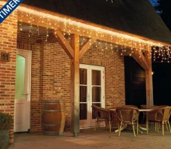 CBD Ijspegel Verlichting - 720 X 60Cm - 360 Led Warm Wit - 5M Aanloopsnoer Transparant Online