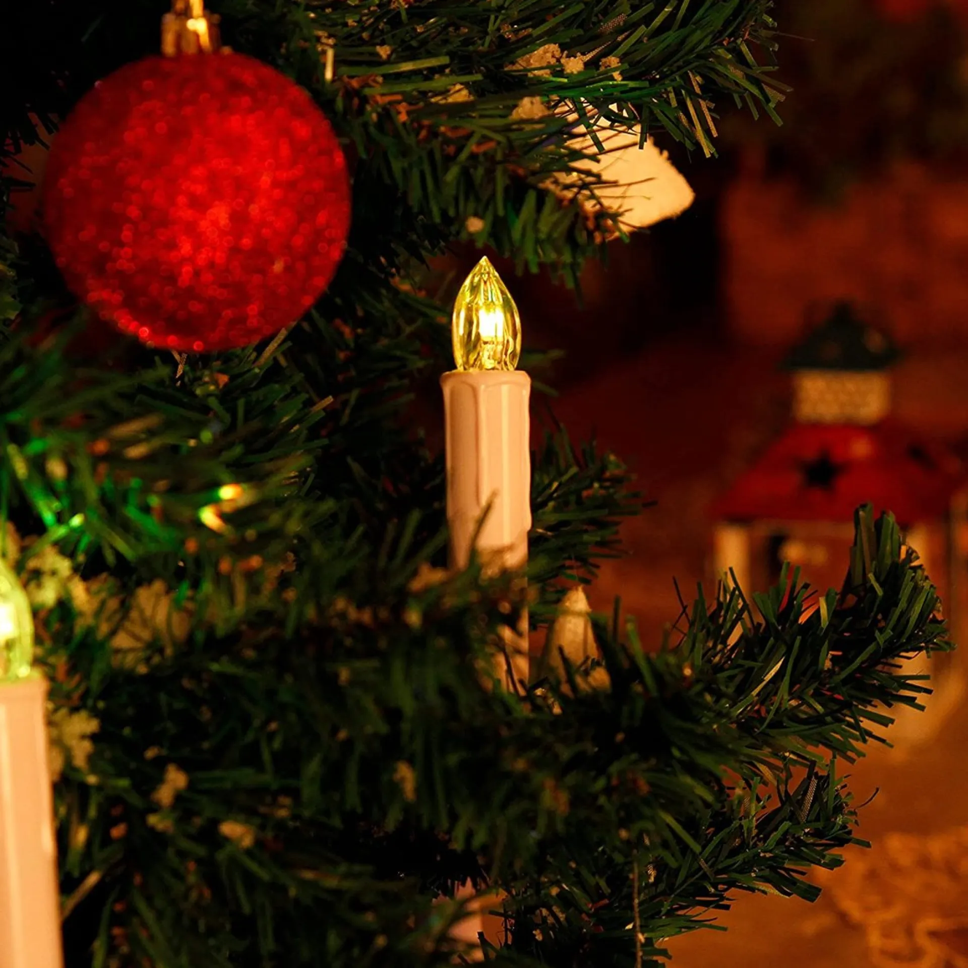 CClife - Led-Kaarsen Kerstkaarsverlichting - Timer Afstandsbediening - Dimbaar Flikkerend Vlamloos - Op Batterijen - Led-Decoratie - Kaarsen Kleur - Beige 30 Pcs - Kerstverlichting - Verlichte Kerstfiguren Cheap