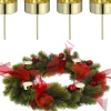 CEPEWA Kerststukjes>Cepawa Kaarsenhouders/Waxinelichthouders - 4 Stuks - Goud Voor In Een Kerststukje
