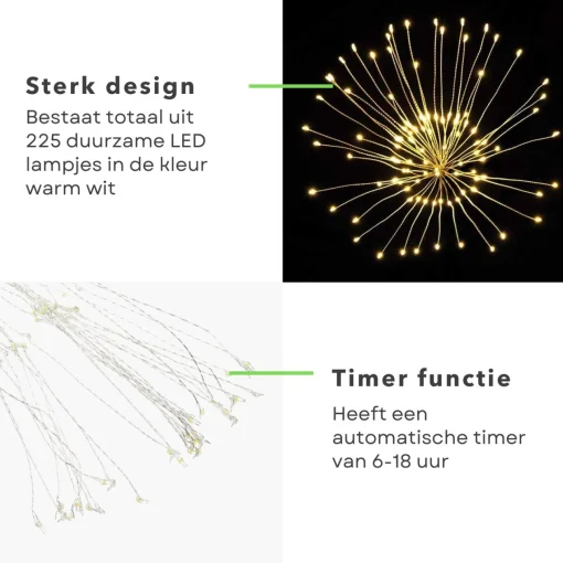 Cheqo ® Kerst Tuinlantaarn - Tuinlamp Met Grondspies - Tuinverlichting Kerst - Kerstverlichting - Tuinsteker Lamp - 5 Stuks - Met Timer - Op Batterijen Online