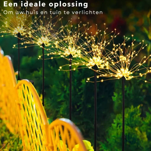 Cheqo ® Kerst Tuinlantaarn - Tuinlamp Met Grondspies - Tuinverlichting Kerst - Kerstverlichting - Tuinsteker Lamp - 5 Stuks - Met Timer - Op Batterijen Online