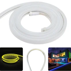 Cheqo ® Ledstrip Led Neonlight - 5M - Koel Wit - Decoratie Lichtslang Voor Binnen En Buiten Store