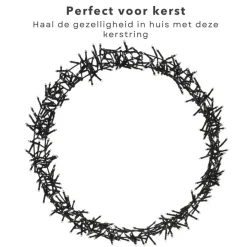Cheqo Kerstkransen></noscript>® Lichtgevende Kerstkrans - Kerstring - Kerstverlichting - Kerstdecoratie - 500 Led - O58Cm - 8 Lichtfuncties - Voor Binnen En Buiten