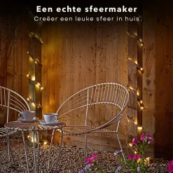 Cheqo ® Lichtslang Van Jute - Jute Touw - Touw Met Led - Lichtsnoer Touw - Touwverlichting - Kerstverlichting - 1.50 Meter - Op Batterijen Online