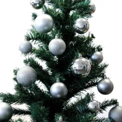 Christmas gifts Kerstboomversieringen></noscript> 70 Kerstballen In Opbergbox - Kunststof Kerstballen - O4/5/6 Cm - Mat/ Glanzend/ Glitter