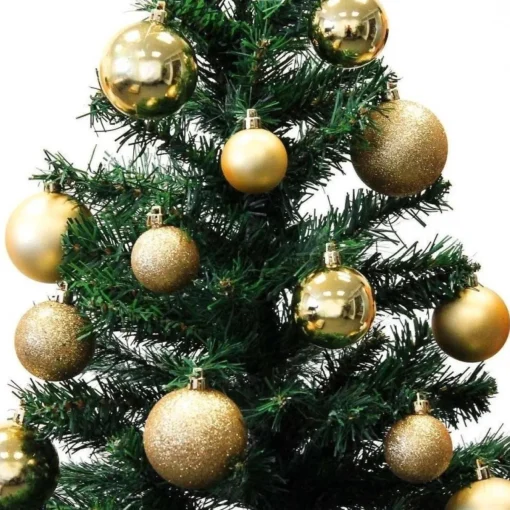 Christmas gifts Kerstboomversieringen> Kerstballen Set In Opbergbox - 70 Kerstballen - Plastic/Kunststof - O4/5/6 Cm - Mat/ Glanzend/ Glitter