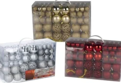 Christmas gifts Kerstboomversieringen></noscript> Kerstballenset - 100 Stuks - 3/4/6Cm
