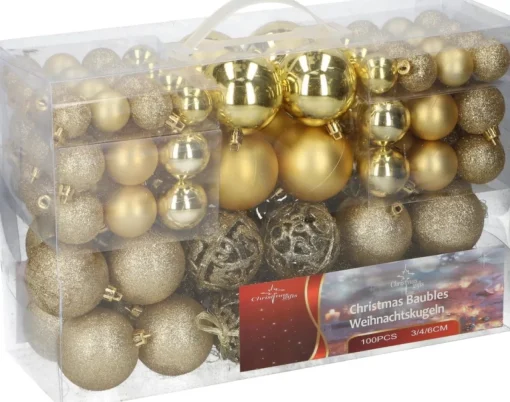 Christmas gifts Kerstboomversieringen> Kerstballenset - 100 Stuks - 3/4/6Cm