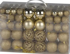 Christmas gifts Kerstboomversieringen></noscript> Kerstballenset - 100 Stuks - 3/4/6Cm
