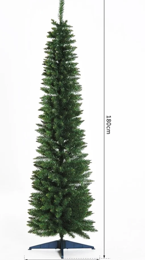 Merkloos Christmasgoodz - Kunstkerstboom - Smalle Kunstkerstboom - Smalle Kerstboom - 180 Cm Shop
