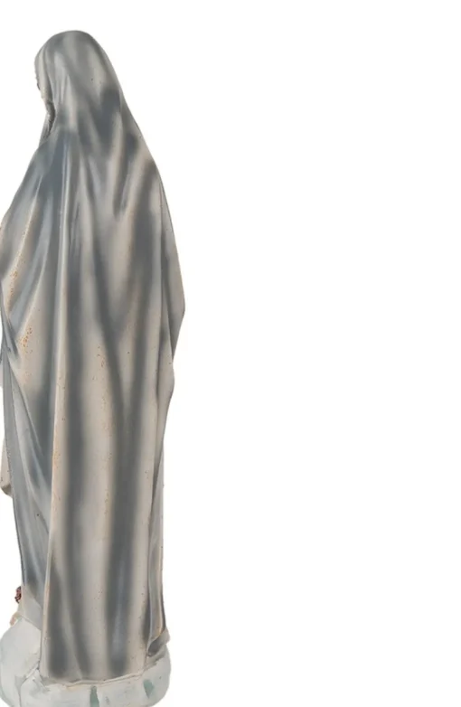 Clayre u0026 Eef Kerstbeelden>Clayre & Eef Beeld Maria 35 Cm Grijs Polyresin Woondecoratie