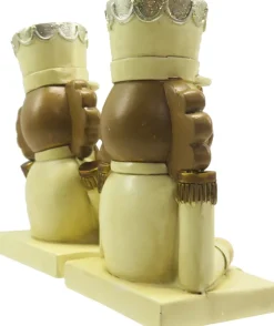 Clayre u0026 Eef Kerstsokken></noscript>Clayre & Eef Haak Kerstsok Set Van 2 Notenkraker 12 Cm Beige Bruin Kunststof Kerstdecoratie