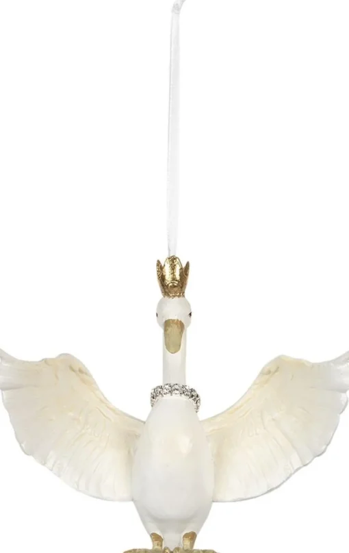 Clayre u0026 Eef Kersthanger>Clayre & Eef Hanger 15*10*12 Cm Wit Kunststof Rechthoek Woondecoratie