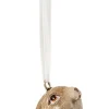 Clayre u0026 Eef Kersthanger>Clayre & Eef Hanger Ei O 5X9 Cm Bruin Kunststof Paasdecoratie