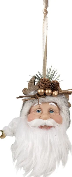 Clayre u0026 Eef Kersthanger></noscript>Clayre & Eef Hanger Kerstman 10X9X28 Cm Kunststof