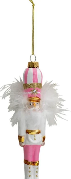 Clayre u0026 Eef Kersthanger></noscript>Clayre & Eef Kersthanger Notenkraker 17 Cm Glas Kerstbal