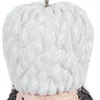 Clayre u0026 Eef Kersthanger>Clayre & Eef Kersthanger Notenkraker 13 Cm Wit Kunststof Kerstbal