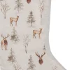 Clayre u0026 Eef Kerstsokken>Clayre & Eef Kerstsok 28 Cm Wit Synthetisch Hert
