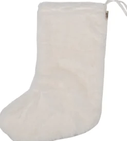 Clayre u0026 Eef Kerstsokken></noscript>Clayre & Eef Kerstsok 28 Cm Wit Synthetisch Hert