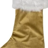 Clayre u0026 Eef Kerstsokken>Clayre & Eef Kerstsok Kerstsok 45 Cm Bruin Synthetisch