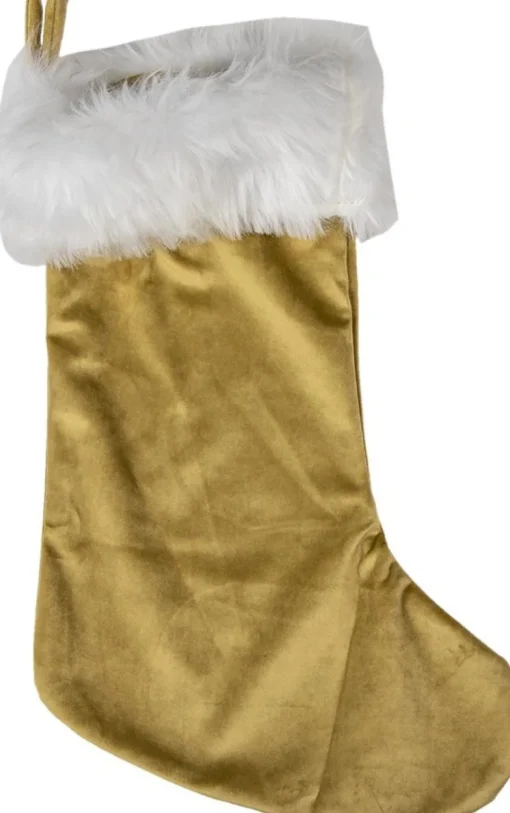 Clayre u0026 Eef Kerstsokken>Clayre & Eef Kerstsok Kerstsok 45 Cm Bruin Synthetisch