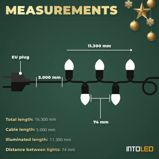 Konst Smide Clusterverlichting Voor Binnen En Buiten - 8 Functies - 1536 Leds – 2100K Amber – 11,3 Meter – Kerstverlichting – Ip44 – Incl. Transformator Online