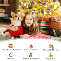 COAST™ Coast - Hoge Kunstkerstboom - Gouden Kleur - 180Cm Flash Sale