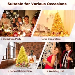 COAST™ Coast - Hoge Kunstkerstboom - Gouden Kleur - 180Cm Flash Sale