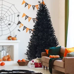 COAST™ Coast Grote Kunstkerstboom Halloween - Zwart - 225 Cm Discount