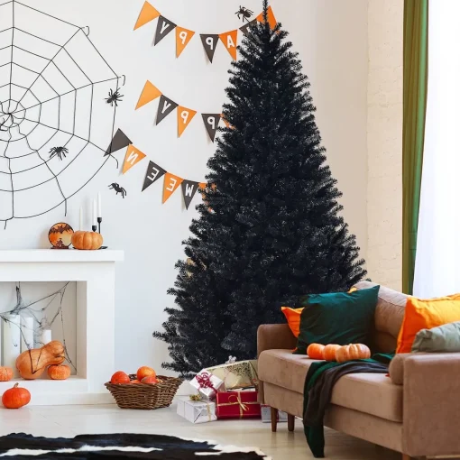 COAST™ Coast Grote Kunstkerstboom Halloween - Zwart - 225 Cm Discount