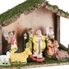 Merkloos Kerststallen>Complete Kerststal Inclusief Kerststal Beelden 31 Cm