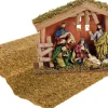 Merkloos Kerststallen>Complete Kerststal Inclusief Beelden En Ondergrond - Kerststallen