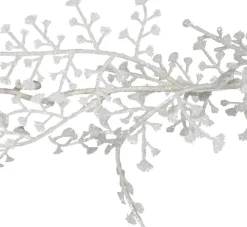 Cosy @ Home Guirlandes>Cosy At Home Kerstboom Glitter Guirlande/Slinger - 2X - Wit - 180 Cm