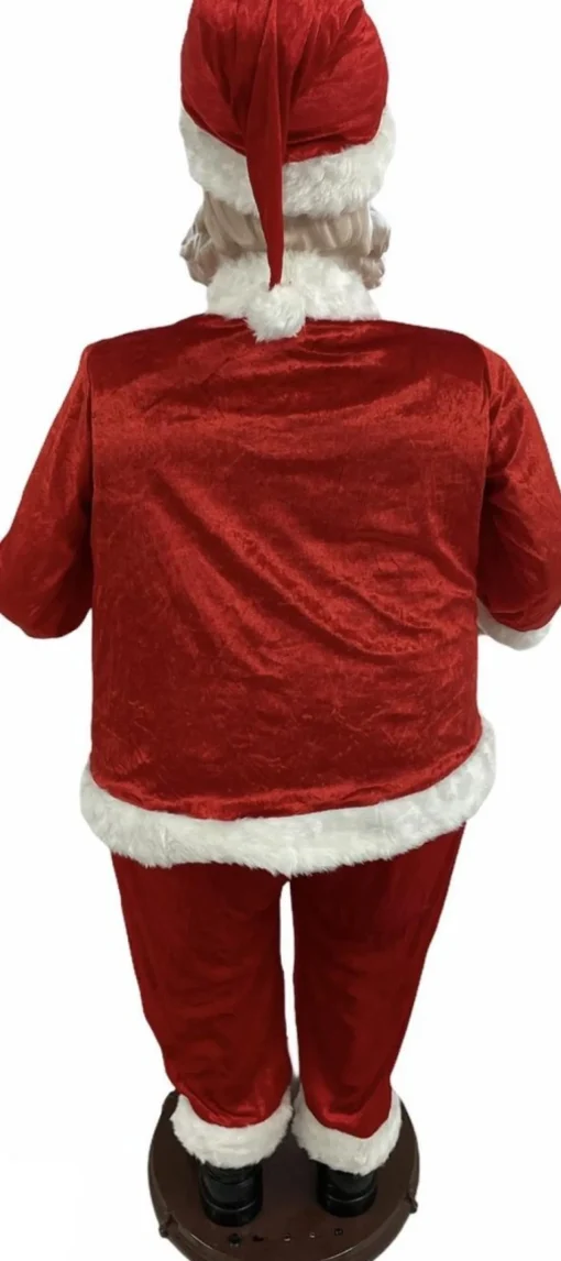 Magic Christmas Toys Kerstbeelden>Dansende En Zingende Kerstman 1.5M (Met Microfoon Functie)