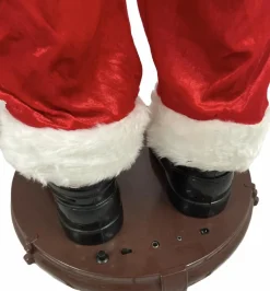 Magic Christmas Toys Kerstbeelden></noscript>Dansende En Zingende Kerstman 1.5M (Met Microfoon Functie)