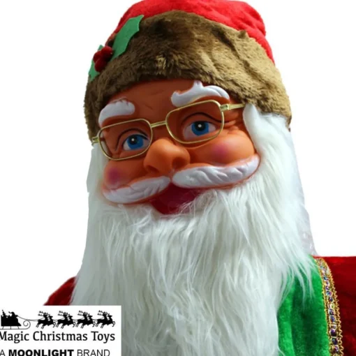 Magic Christmas Toys Kerstbeelden>Dansende Kerstman Luxe - 1.80M